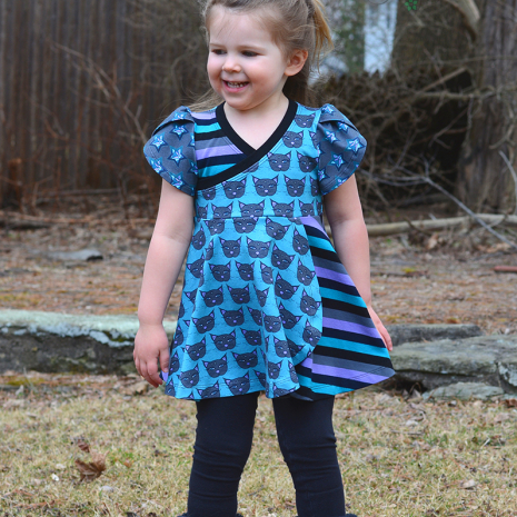 Nori Wrap Dress and Top PDF Sewing Pattern | Elliedactyl