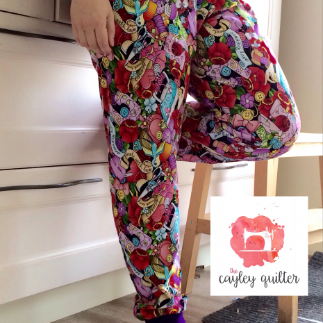 Ladies 10pm Lounge Pants PDF Pattern Elliedactyl   Img 0766 