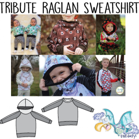 Tribute Raglan Sweatshirt | Elliedactyl